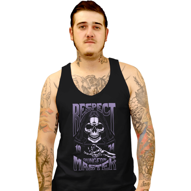 Secret_Shirts Tank Top, Unisex / Small / Black Respect The DM
