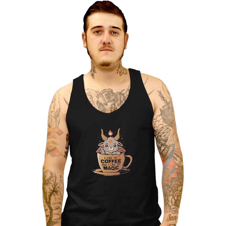 Shirts Tank Top, Unisex / Small / Black Black Coffee
