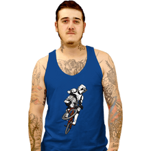 Load image into Gallery viewer, Daily_Deal_Shirts Tank Top, Unisex / Small / Royal Blue BMX Biker Scout
