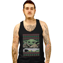 Load image into Gallery viewer, Shirts Tank Top, Unisex / Small / Black Baby Yoda Ugly Sweater

