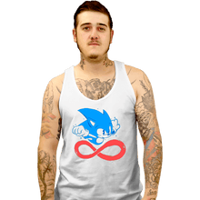 Load image into Gallery viewer, Daily_Deal_Shirts Tank Top, Unisex / Small / White Fastest Hedgehog
