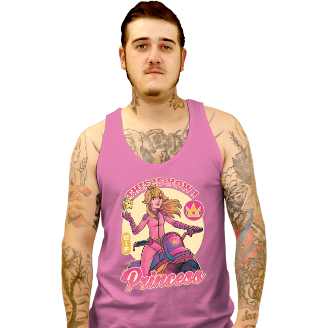 Secret_Shirts Tank Top, Unisex / Small / Pink How I Princess