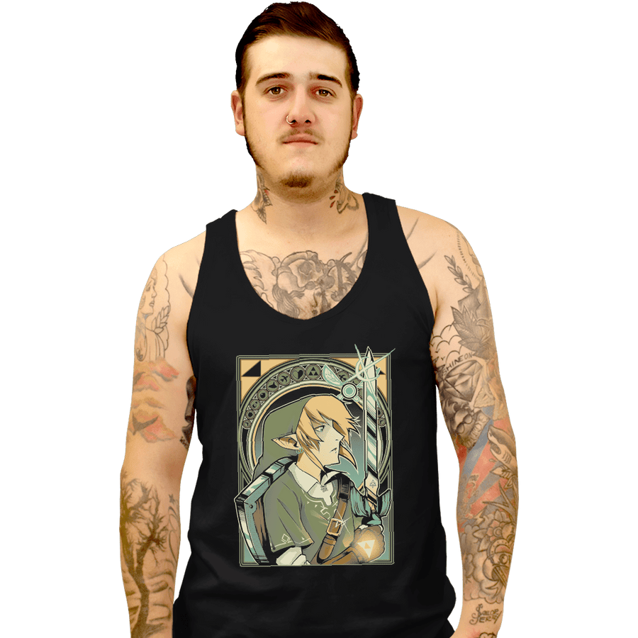 Shirts Tank Top, Unisex / Small / Black Hylian Warrior