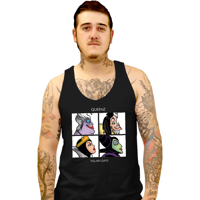 Daily_Deal_Shirts Tank Top, Unisex / Small / Black Queenz Villain Days