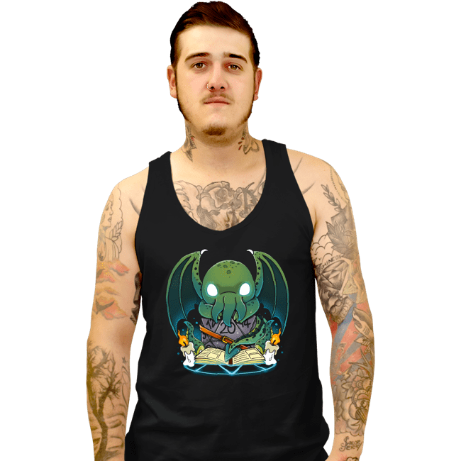 Shirts Tank Top, Unisex / Small / Black Demon Dice