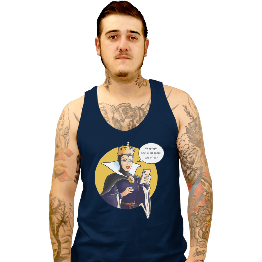 Shirts Tank Top, Unisex / Small / Navy Ok Google
