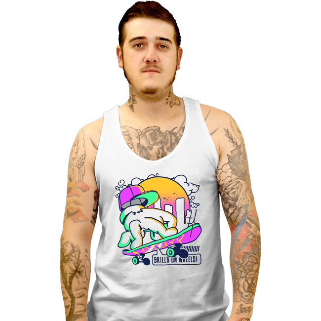 Shirts Tank Top, Unisex / Small / White Fingerboard