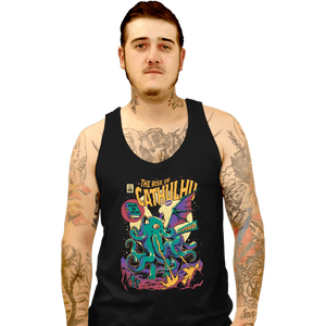 Daily_Deal_Shirts Tank Top, Unisex / Small / Black The Rise Of Cathulhu