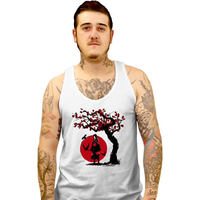 Shirts Tank Top, Unisex / Small / White Ninja Under The Sun