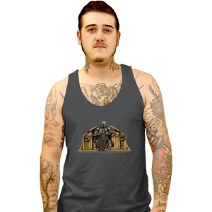 Secret_Shirts Tank Top, Unisex / Small / Charcoal Boba Sanders