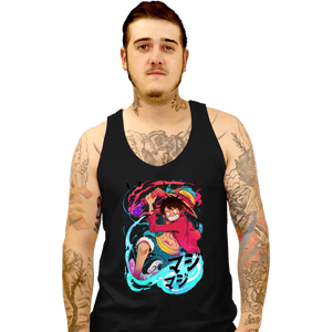 Shirts Tank Top, Unisex / Small / Black Luffy