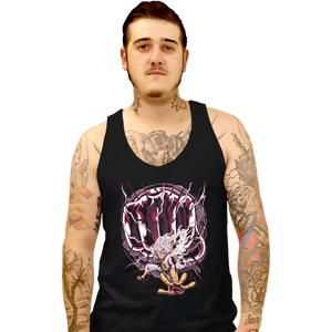 Daily_Deal_Shirts Tank Top, Unisex / Small / Black Gum Gum Bajrang Gun