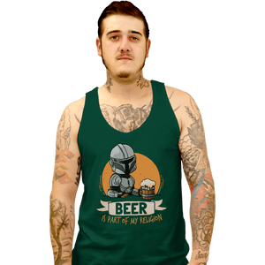 Shirts Tank Top, Unisex / Small / Black Beer Is Part Of My Religion