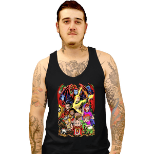 Shirts Tank Top, Unisex / Small / Black D&D Fighter