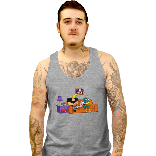 Secret_Shirts Tank Top, Unisex / Small / Sports Grey 90's Network