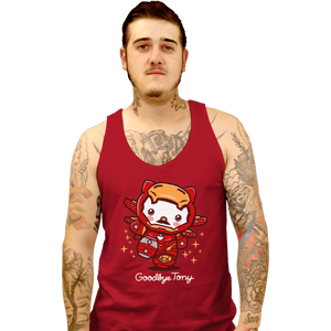 Shirts Tank Top, Unisex / Small / Red Goodbye Tony