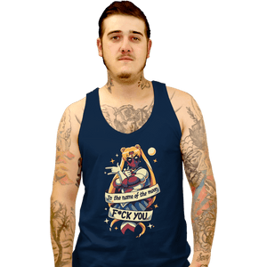 Secret_Shirts Tank Top, Unisex / Small / Navy The Warrior Of Love