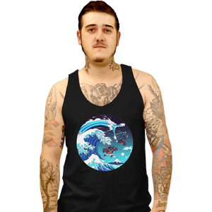 Shirts Tank Top, Unisex / Small / Black Breath Of The Great Wave