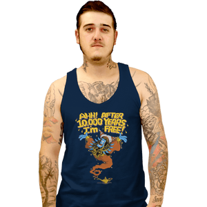 Shirts Tank Top, Unisex / Small / Navy Genie Repulsa