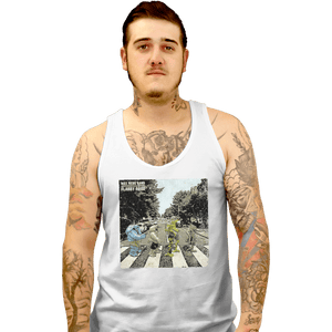Shirts Tank Top, Unisex / Small / White Flabby Road
