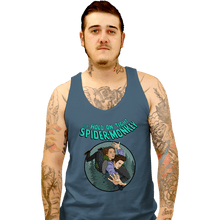 Load image into Gallery viewer, Daily_Deal_Shirts Tank Top, Unisex / Small / Indigo Blue Spider-Monkey
