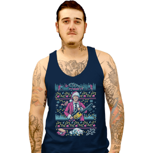 Shirts Tank Top, Unisex / Small / Navy Hap Hap Happiest Sweater