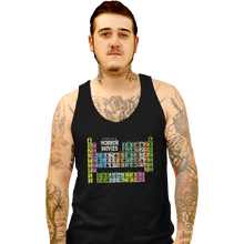 Load image into Gallery viewer, Secret_Shirts Tank Top, Unisex / Small / Black Periodic Table Of Horror
