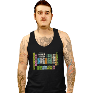 Secret_Shirts Tank Top, Unisex / Small / Black Periodic Table Of Horror