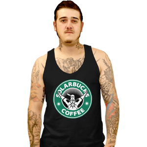Shirts Tank Top, Unisex / Small / Black Wake Up And Praise The Coffee