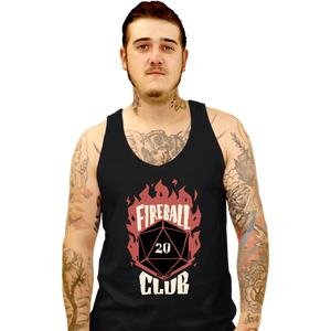 Daily_Deal_Shirts Tank Top, Unisex / Small / Black Fireball club