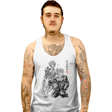 Load image into Gallery viewer, Shirts Tank Top, Unisex / Small / White Gold Experience Sumi-e
