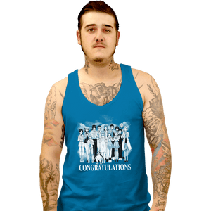 Shirts Tank Top, Unisex / Small / Sapphire Congratulations