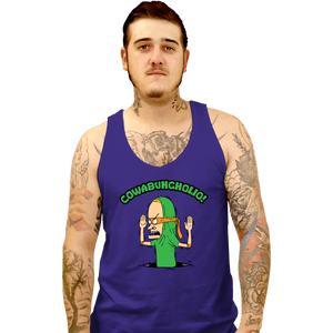 Daily_Deal_Shirts Tank Top, Unisex / Small / Violet Cowabungholio