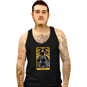 Shirts Tank Top, Unisex / Small / Black Tarot The Sun