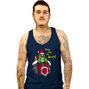 Daily_Deal_Shirts Tank Top, Unisex / Small / Navy Long Live The Grinch