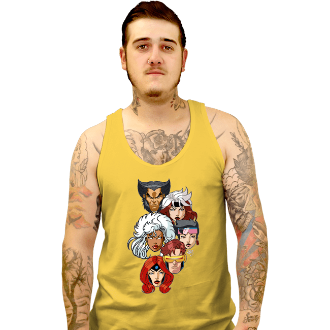 Daily_Deal_Shirts Tank Top, Unisex / Small / Gold Mutants 97