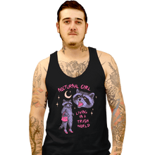 Load image into Gallery viewer, Daily_Deal_Shirts Tank Top, Unisex / Small / Black Nocturnal Girl
