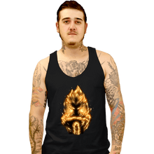 Load image into Gallery viewer, Daily_Deal_Shirts Tank Top, Unisex / Small / Black Golden Saiyan Prince
