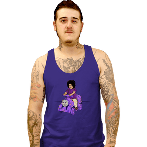 Shirts Tank Top, Unisex / Small / Violet Purple Train