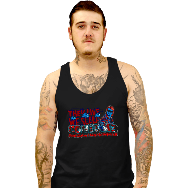 Daily_Deal_Shirts Tank Top, Unisex / Small / Black Consume LA