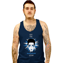 Load image into Gallery viewer, Shirts Tank Top, Unisex / Small / Navy Get The Magnum Look
