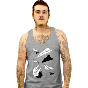 Daily_Deal_Shirts Tank Top, Unisex / Small / Sports Grey Paper Wars