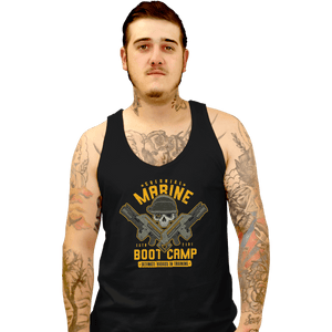 Shirts Tank Top, Unisex / Small / Black Colonial Marine Boot Camp