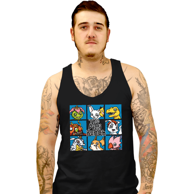 Secret_Shirts Tank Top, Unisex / Small / Black Digi Bunch