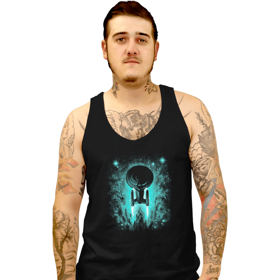 Shirts Tank Top, Unisex / Small / Black Voyages In Space