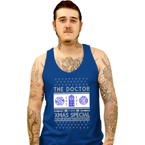 Shirts Tank Top, Unisex / Small / Royal Blue Doctor Ugly Sweater
