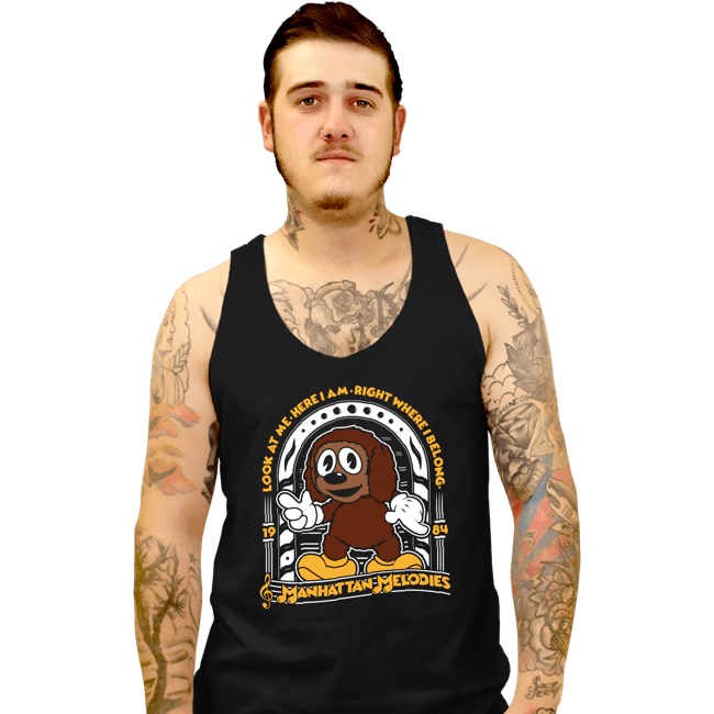 Shirts Tank Top, Unisex / Small / Black Rowlf Melodies