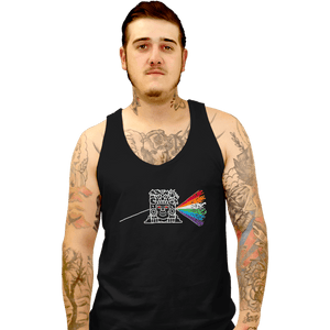 Daily_Deal_Shirts Tank Top, Unisex / Small / Black Dark Side Of The Temple