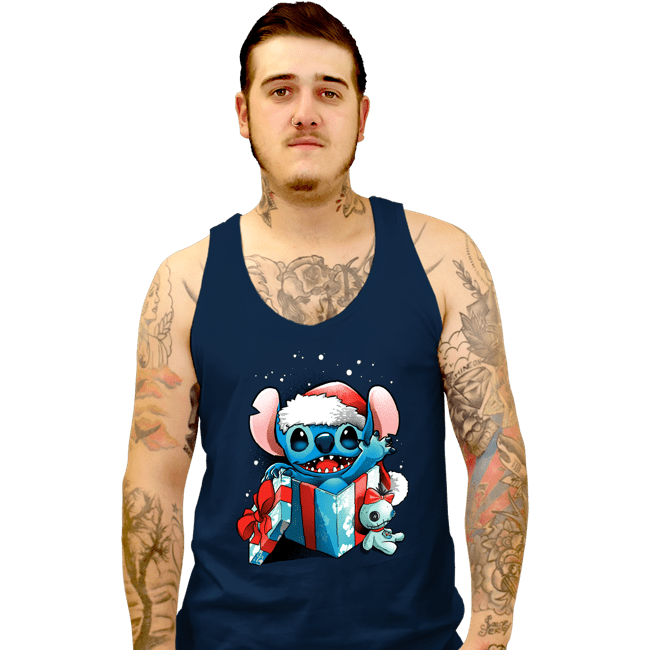 Daily_Deal_Shirts Tank Top, Unisex / Small / Navy The Christmas Experiment