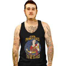 Load image into Gallery viewer, Shirts Tank Top, Unisex / Small / Black Not All Princesses Need to Be Saved
